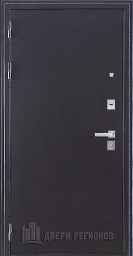 Дверь входная Колизей Плюс, цвет темное серебро антик, панель - гармония цвет античный орех