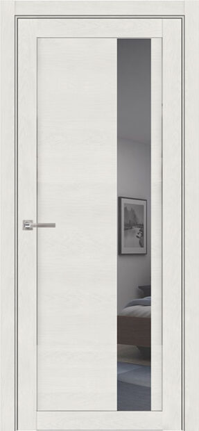 Дверь межкомнатная UniLine 30004 Бьянка Soft touch Остекленная